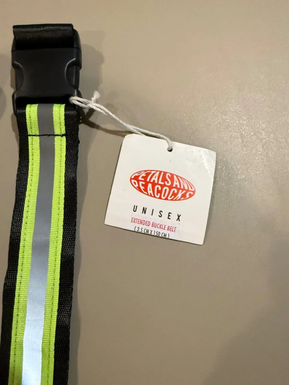 Petals and Peacocks High-Visibility Reflective Extended Buckle Belt